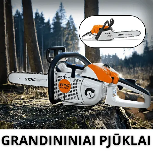 grandininiai pjūklai grandininiai pjūklai